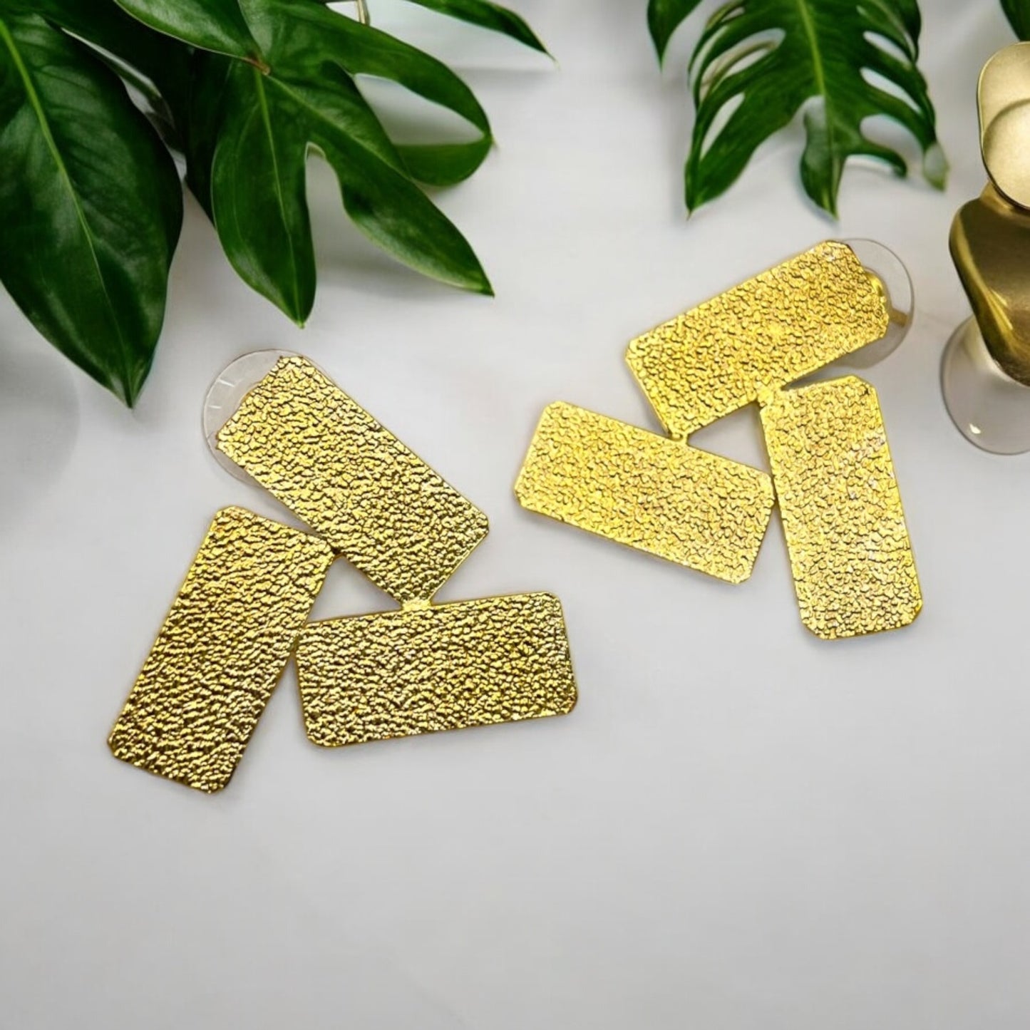 Gilded Geometry Earrings