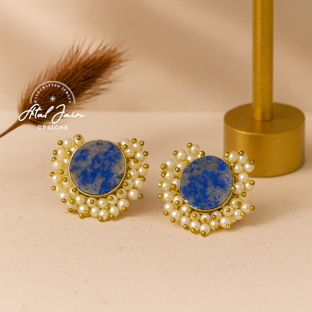 Gem & Pearl Harmony Studs