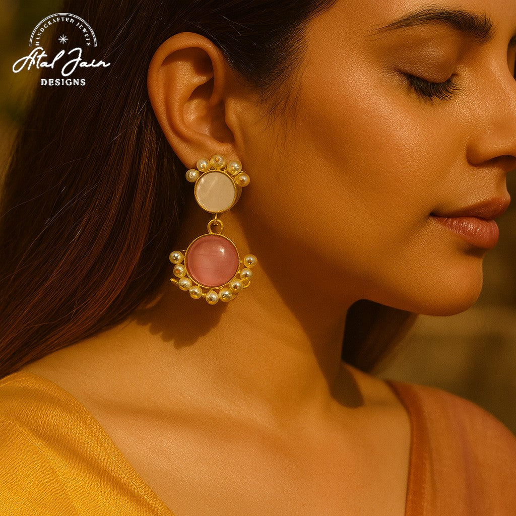 Blush & Pearl Treasures Earrings