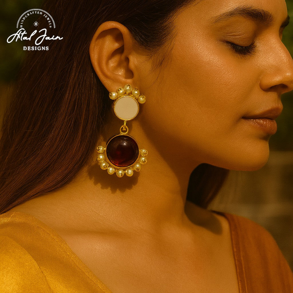 Blush & Pearl Treasures Earrings