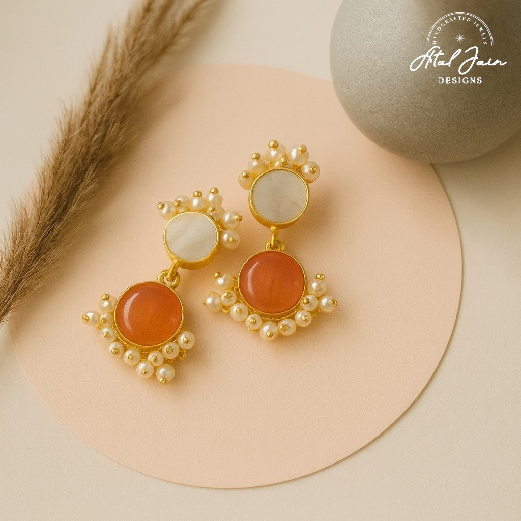 Blush & Pearl Treasures Earrings