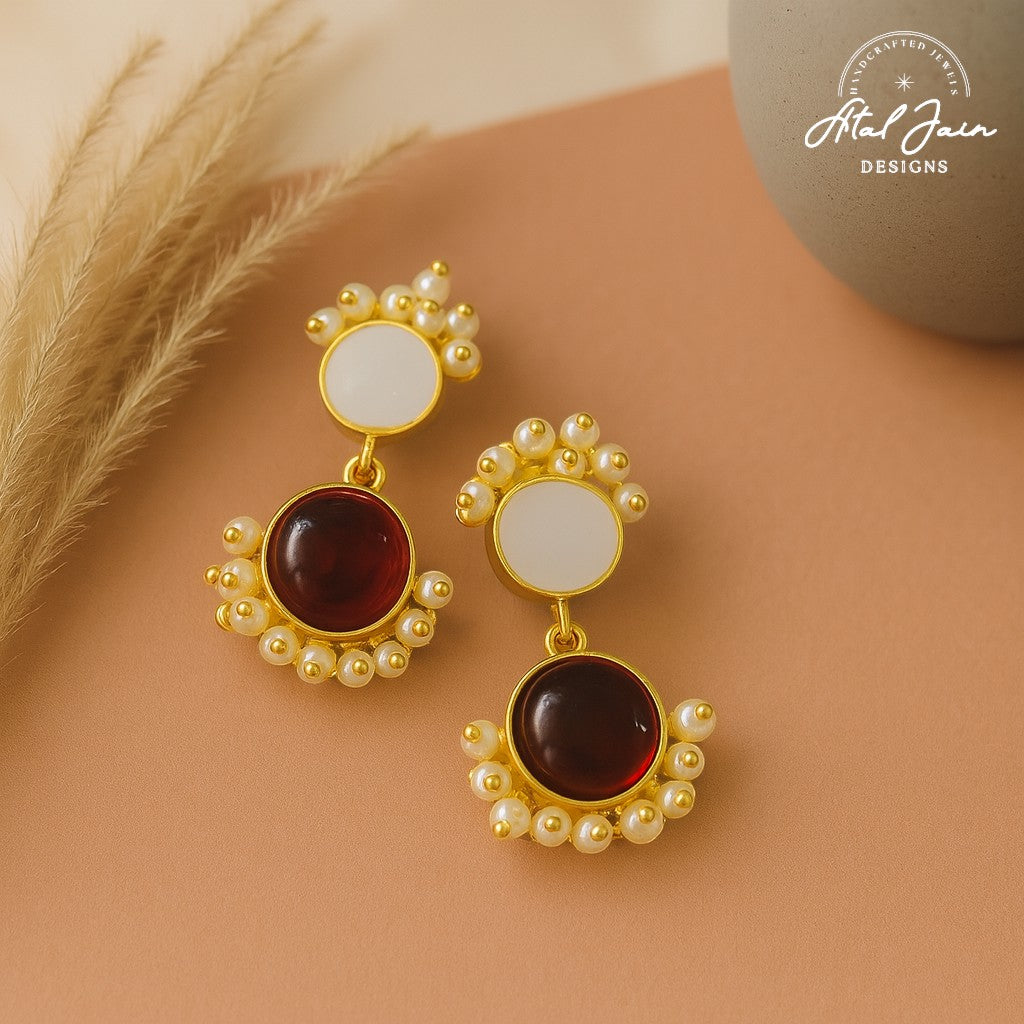 Blush & Pearl Treasures Earrings