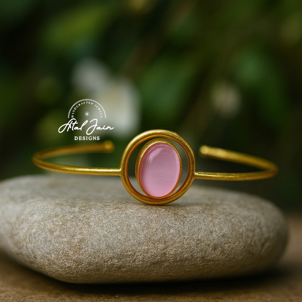 Scarlet Gemstone Cuff