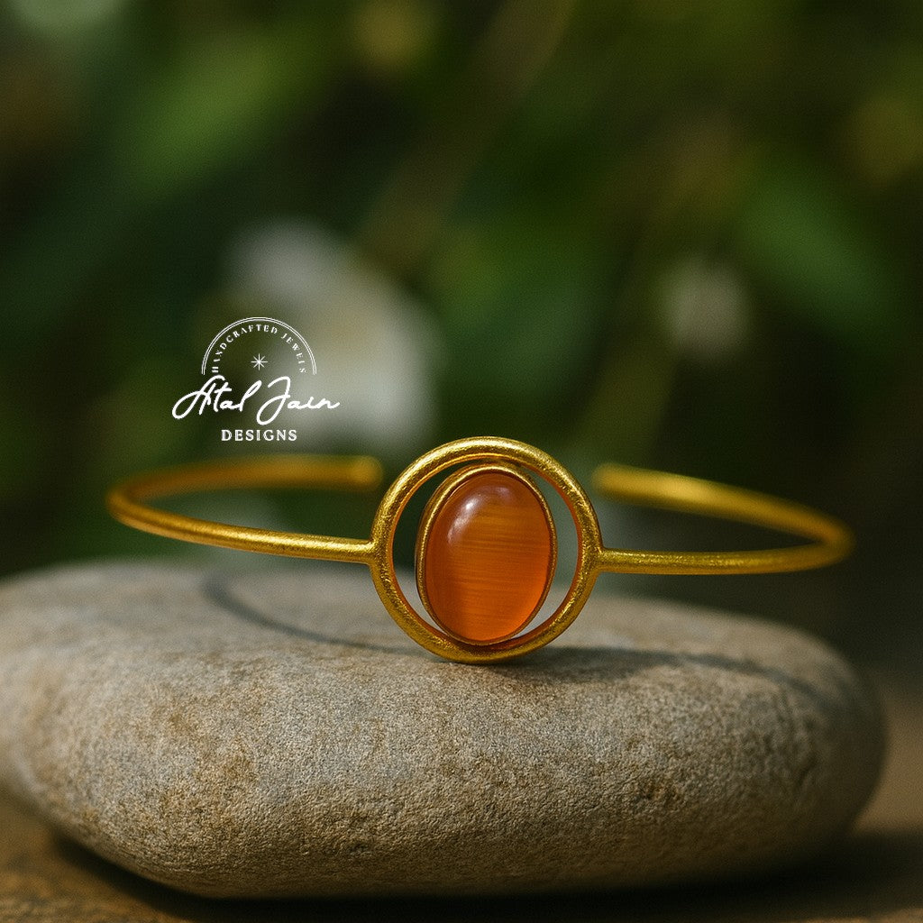 Scarlet Gemstone Cuff