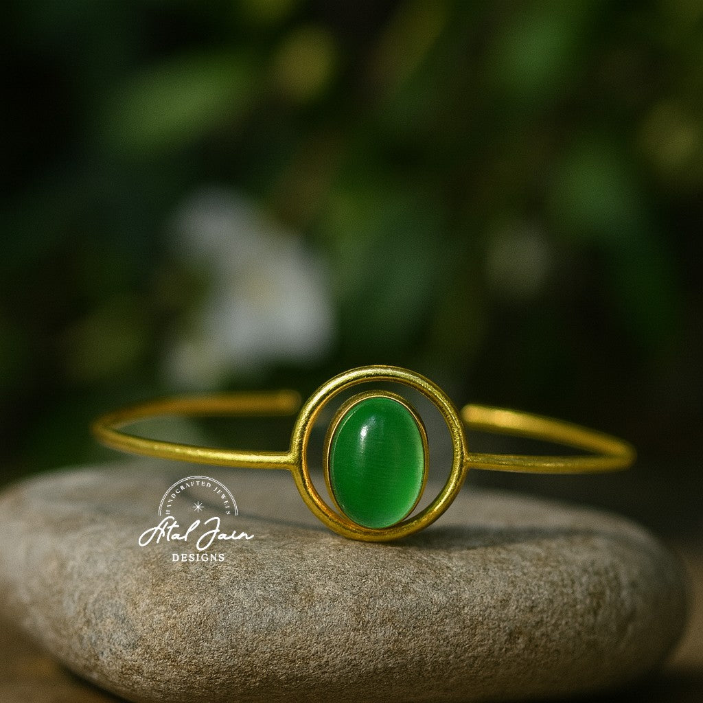 Scarlet Gemstone Cuff