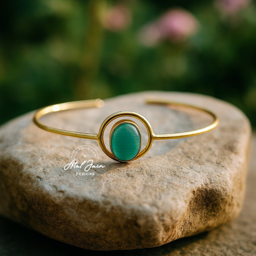 Scarlet Gemstone Cuff