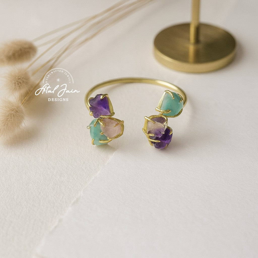 Mystic Gemstone Cuff