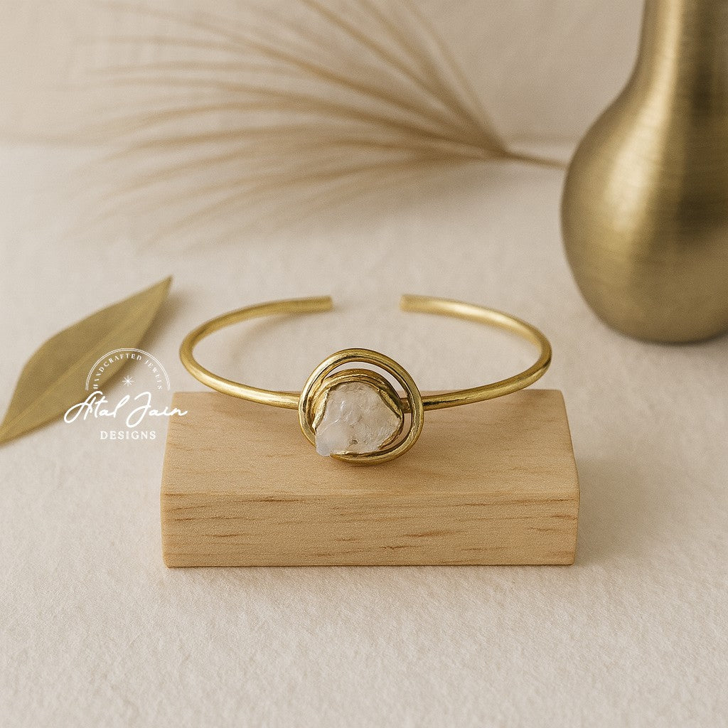 Serene Stone Gold Bracelet