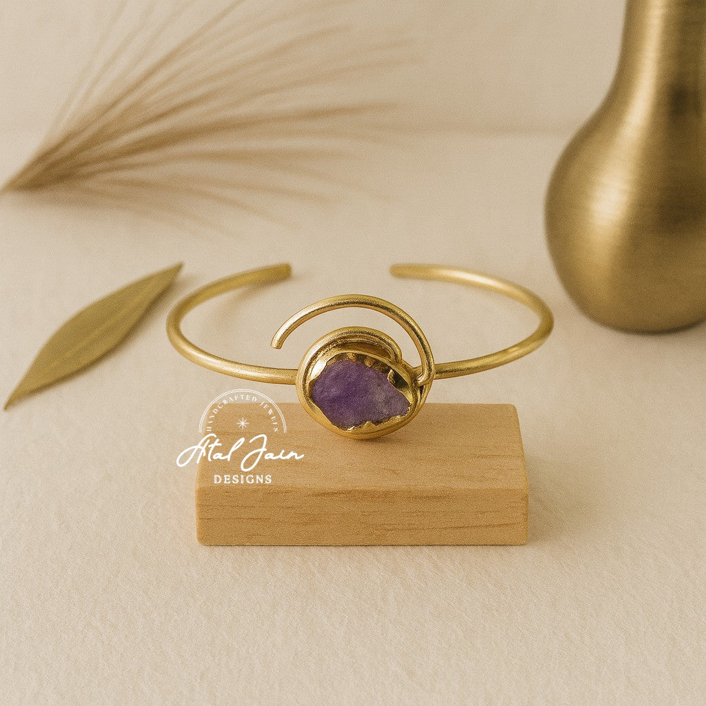 Serene Stone Gold Bracelet