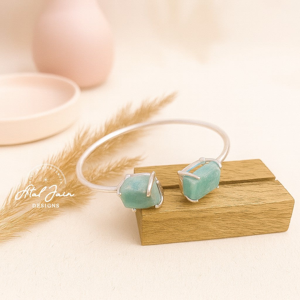 Silver Blossom Bangles