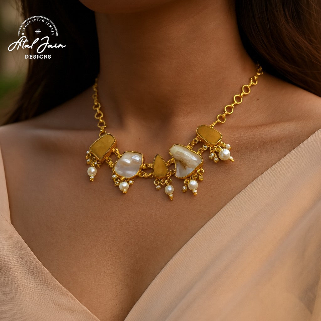 Timeless Pearl Charm Necklace