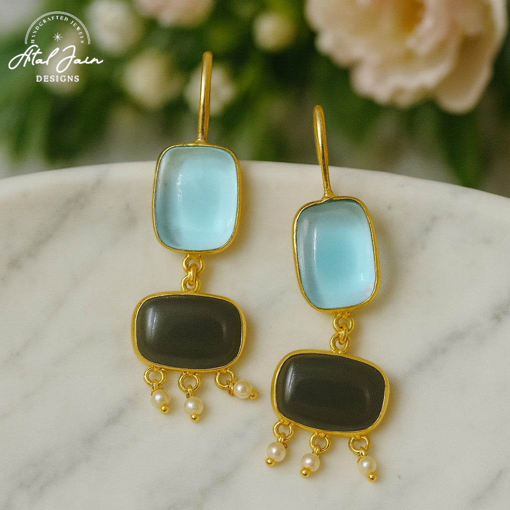 Dual Elegance Earrings