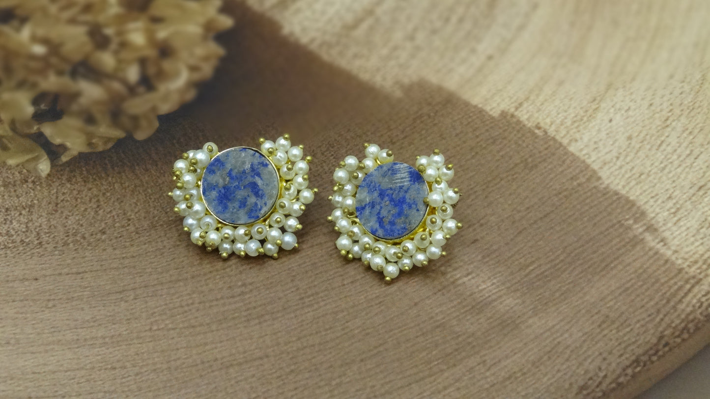 Gem & Pearl Harmony Studs