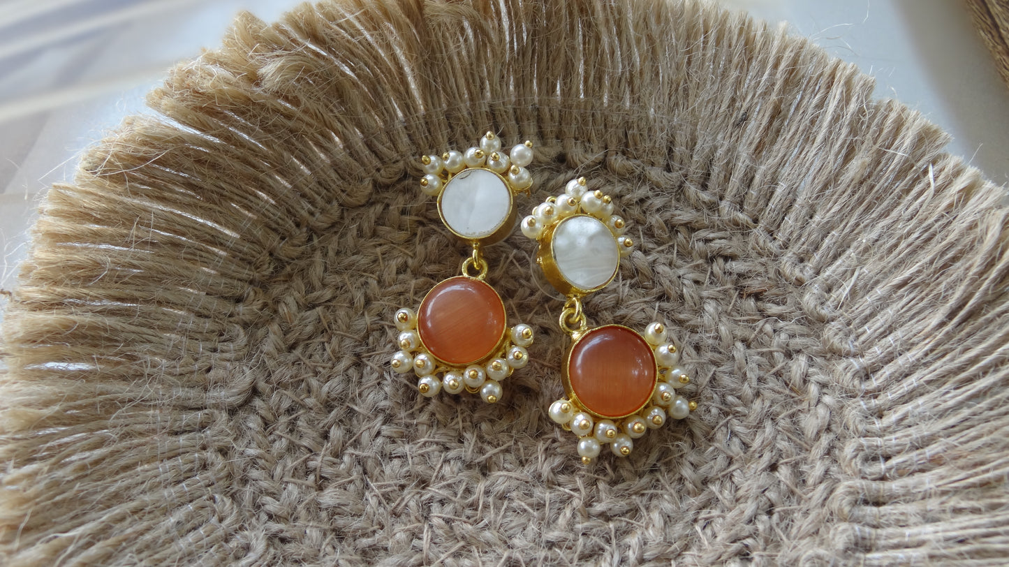 Blush & Pearl Treasures Earrings