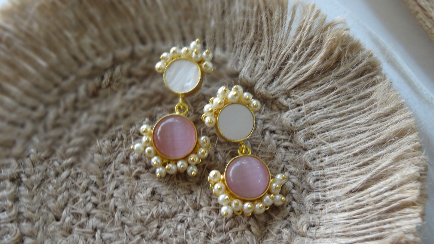 Blush & Pearl Treasures Earrings