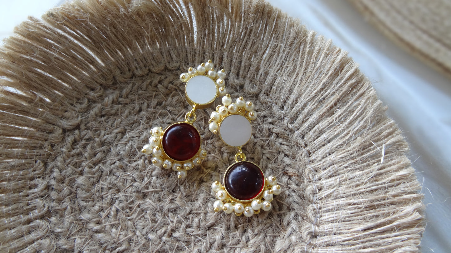 Blush & Pearl Treasures Earrings