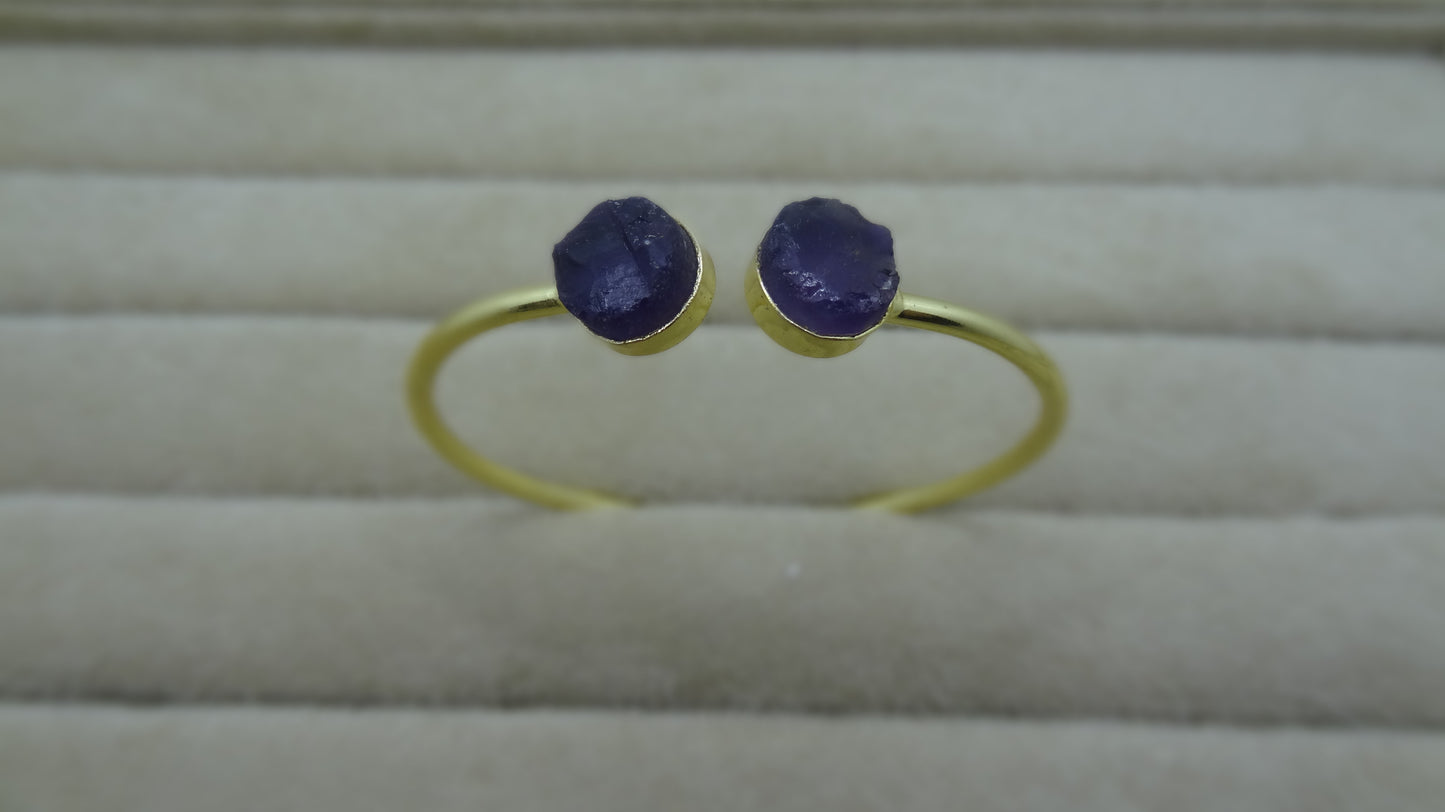 Golden Gemstone Serenity Bracelet