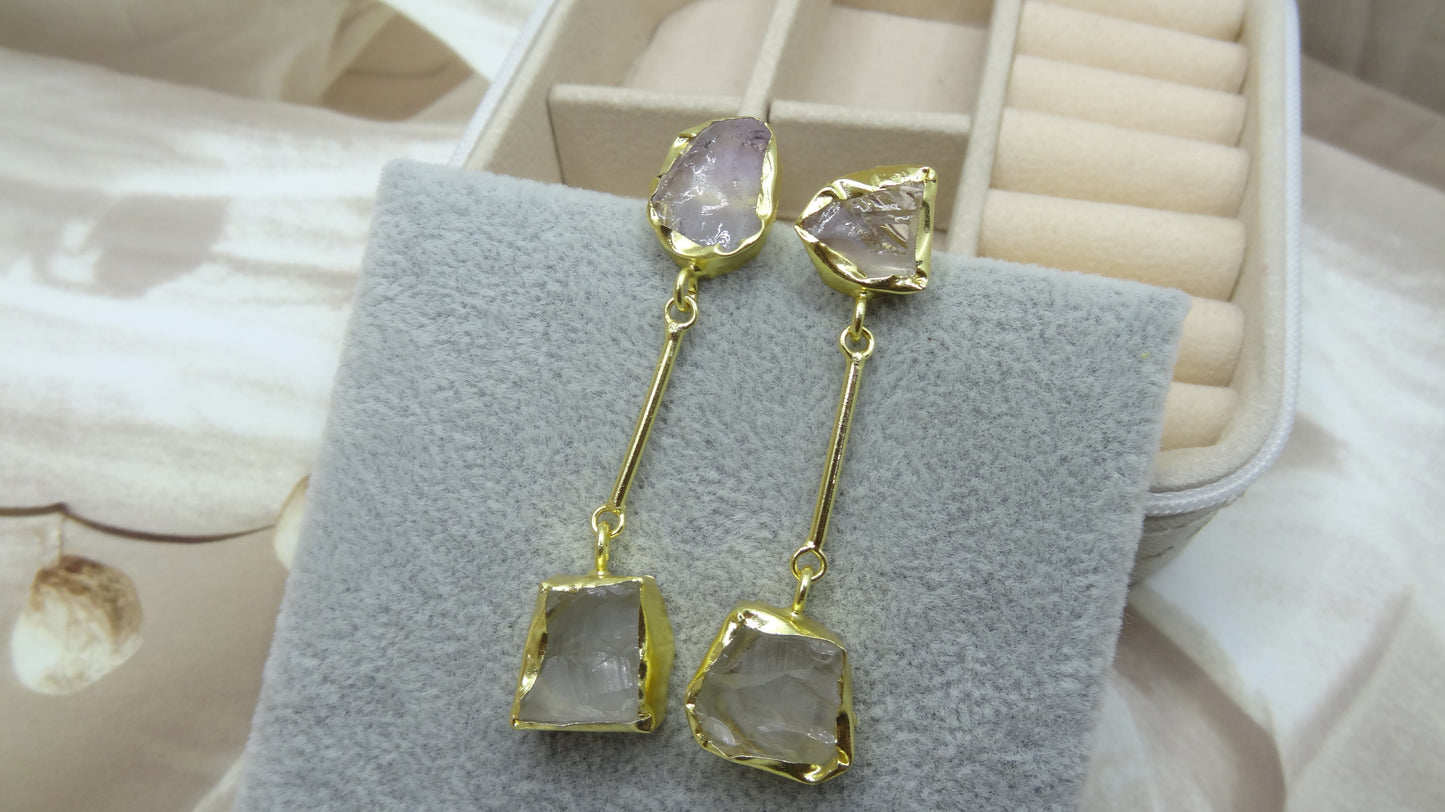 Gilded Gemstone Charms