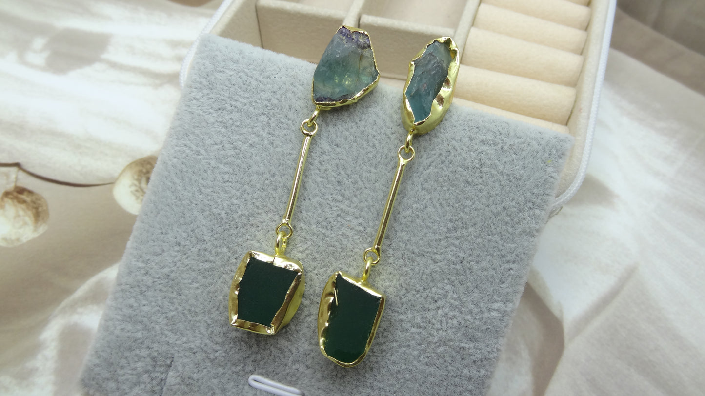 Gilded Gemstone Charms