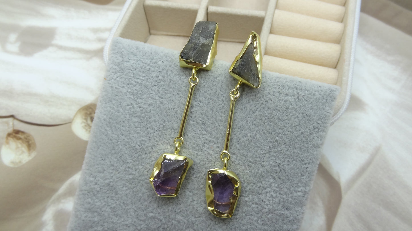 Gilded Gemstone Charms