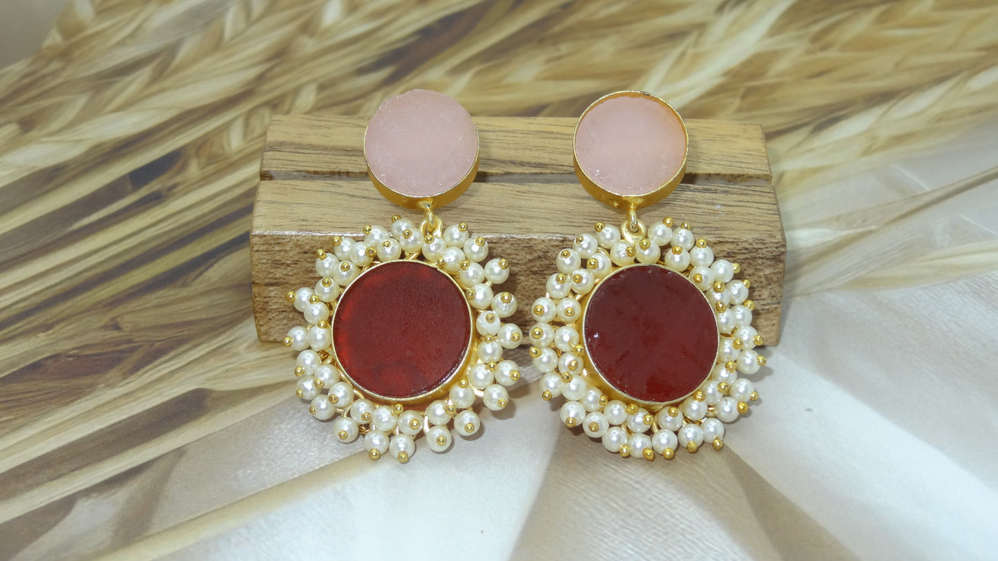 Ethereal Blush Treasures Earrings