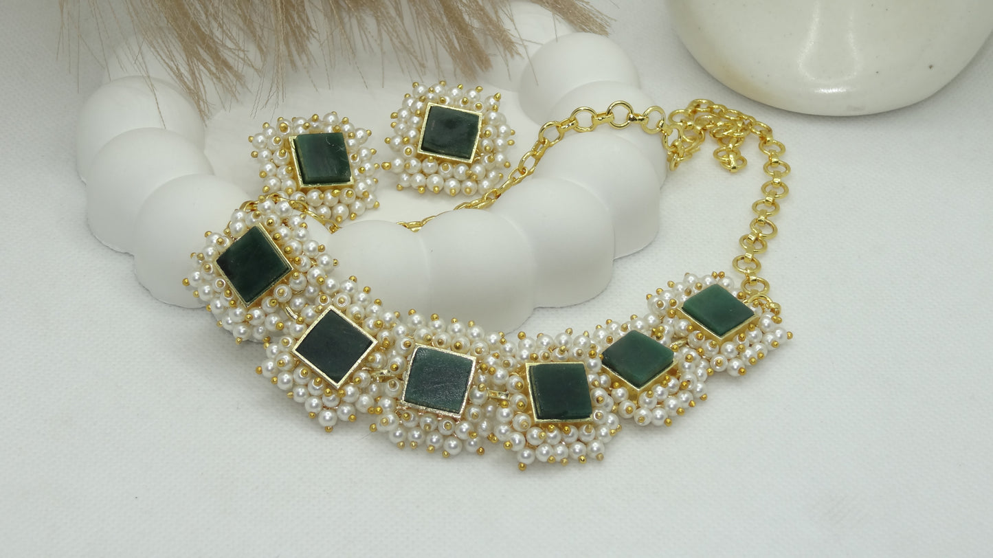 Gemstone Harmony Necklace Set