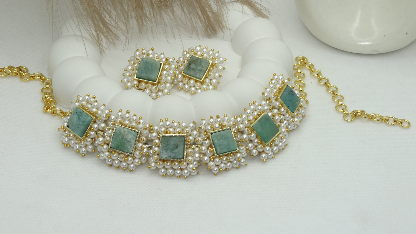 Gemstone Harmony Necklace Set