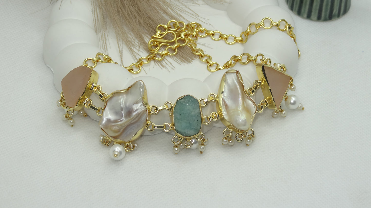 Timeless Pearl Charm Necklace