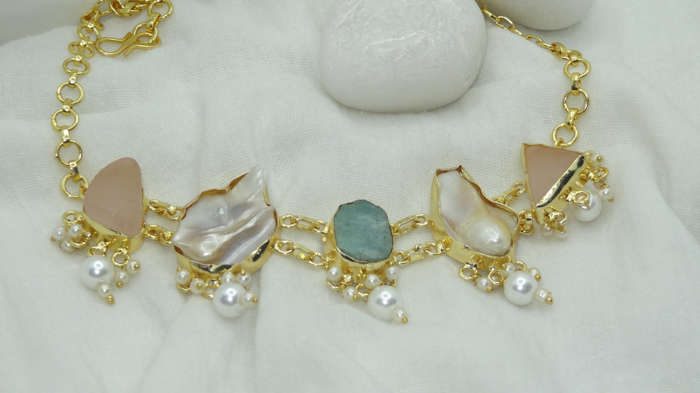 Timeless Pearl Charm Necklace
