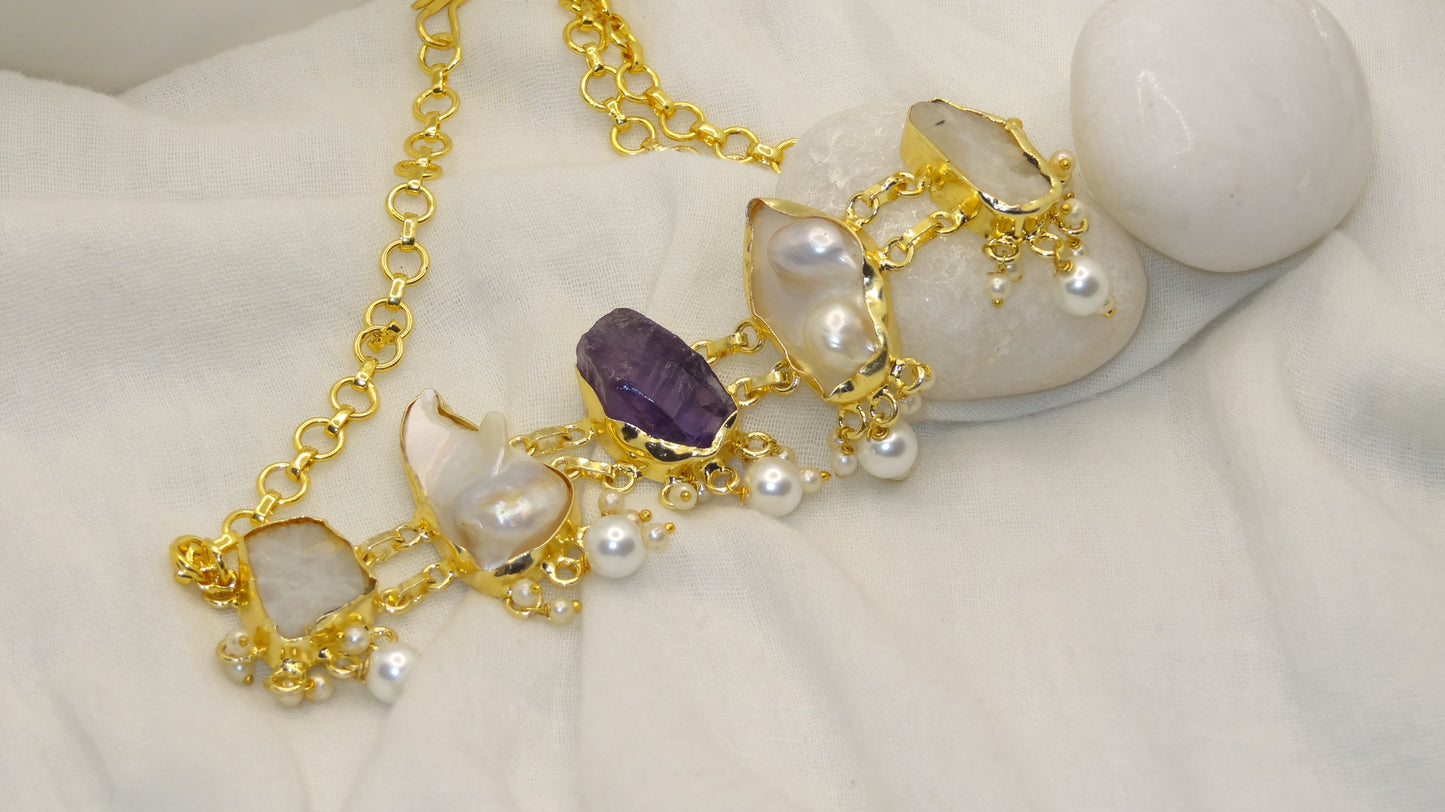 Timeless Pearl Charm Necklace