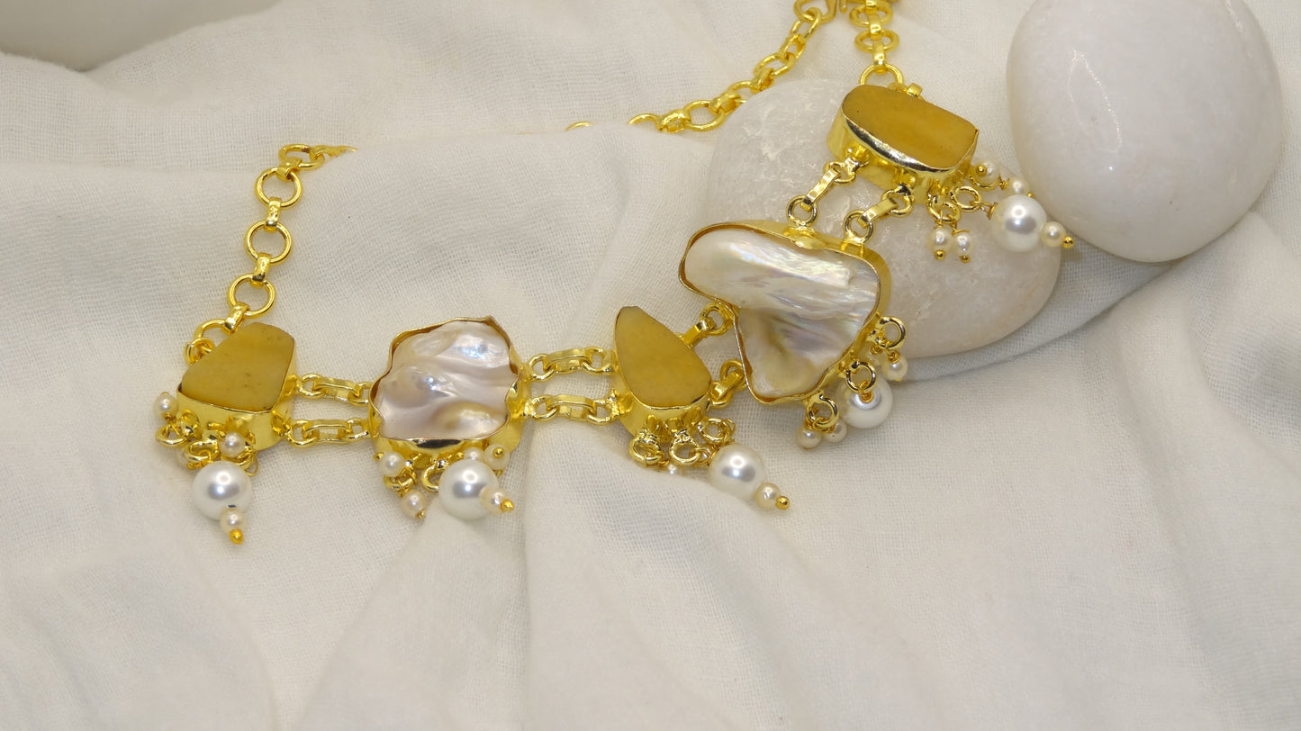 Timeless Pearl Charm Necklace