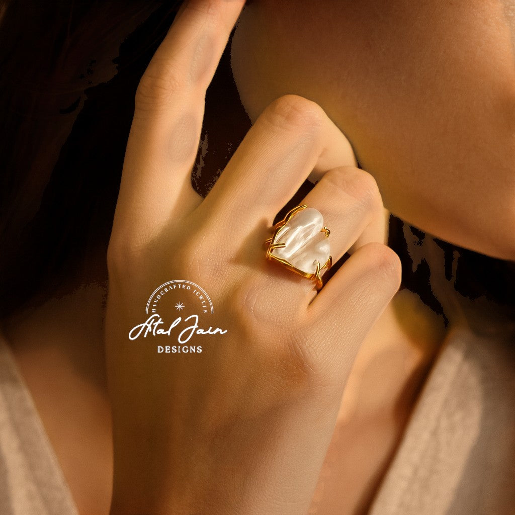 The Regal Pearl Ring