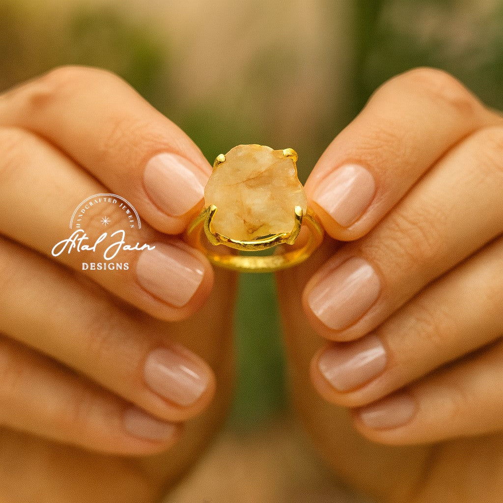 Luminous Gemstone Ring
