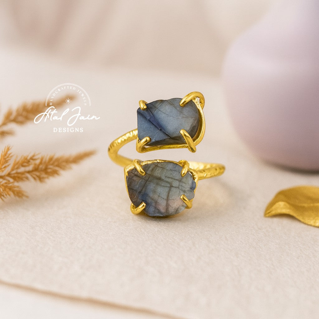 Luxe Dual Stone Rings