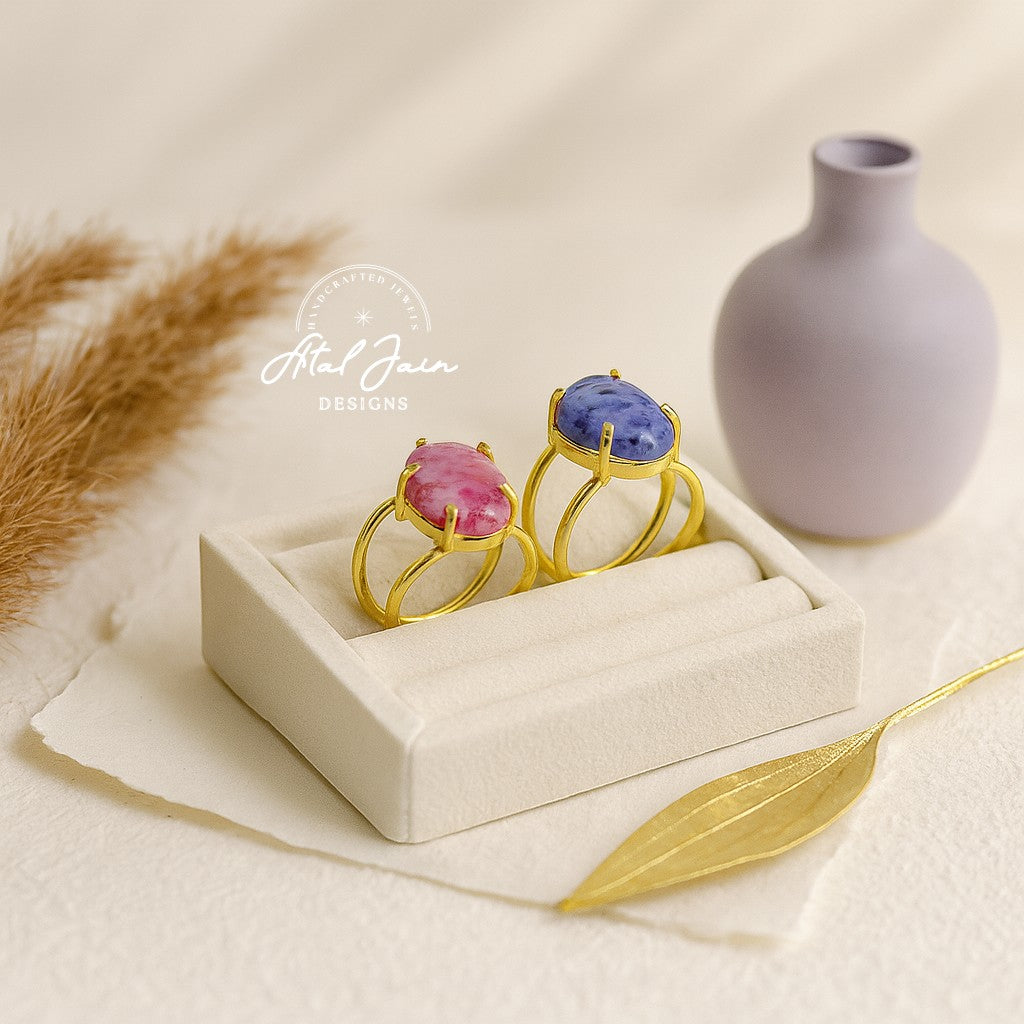 Majestic Stone Symphony Ring