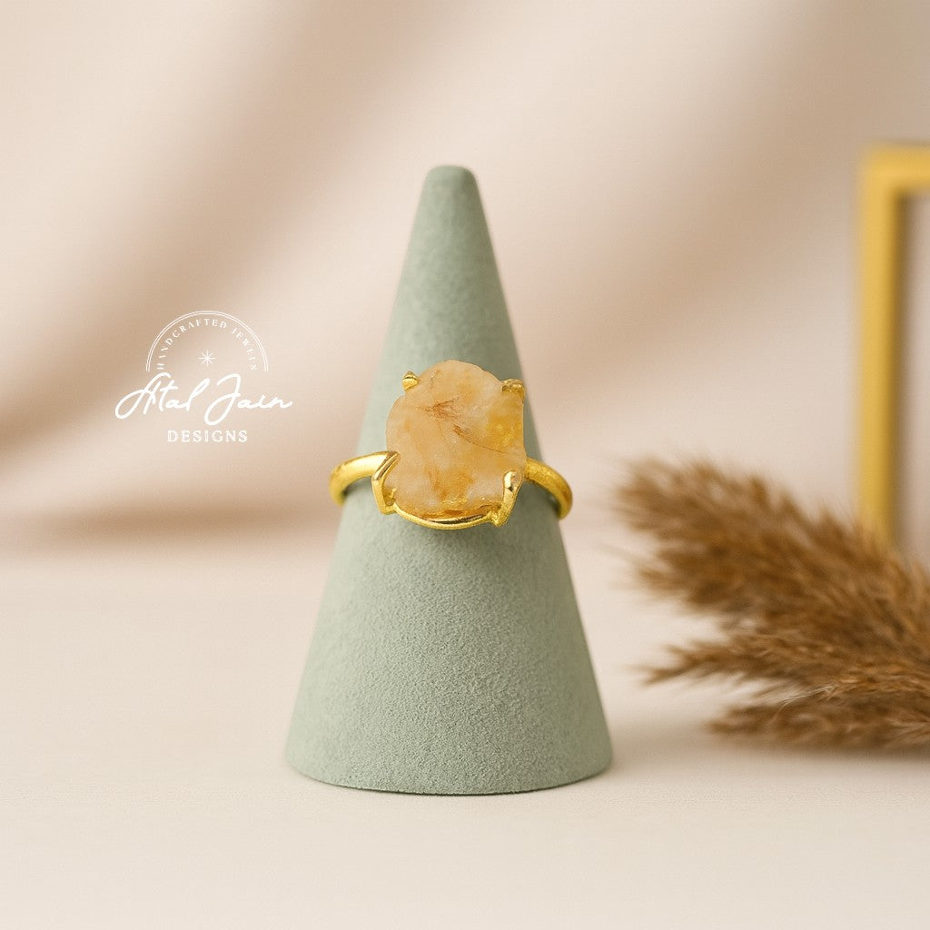 Luminous Gemstone Ring