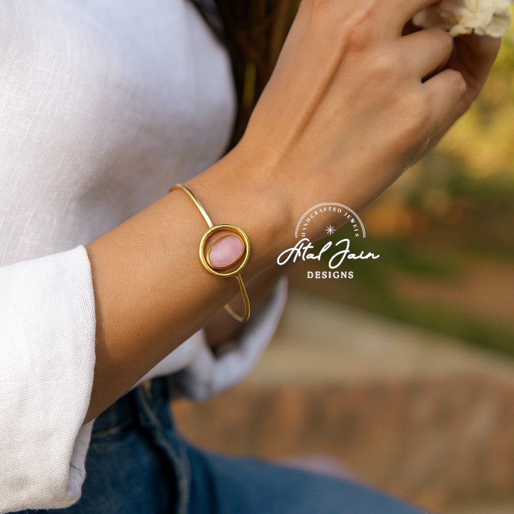 Scarlet Gemstone Cuff