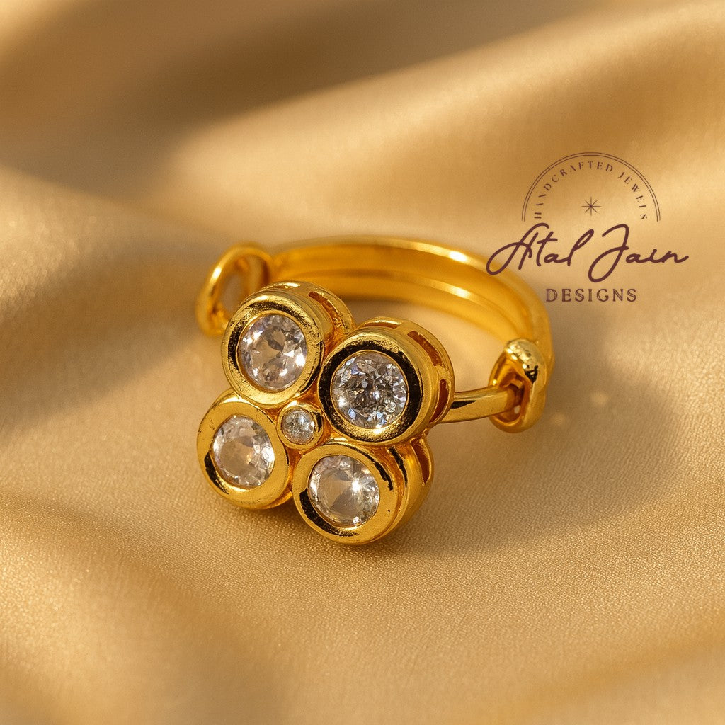 Trisha Regal Floral Ring
