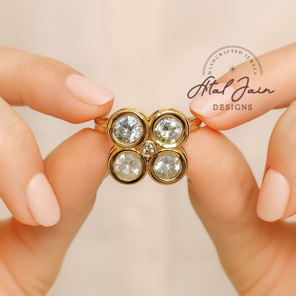 Trisha Regal Floral Ring