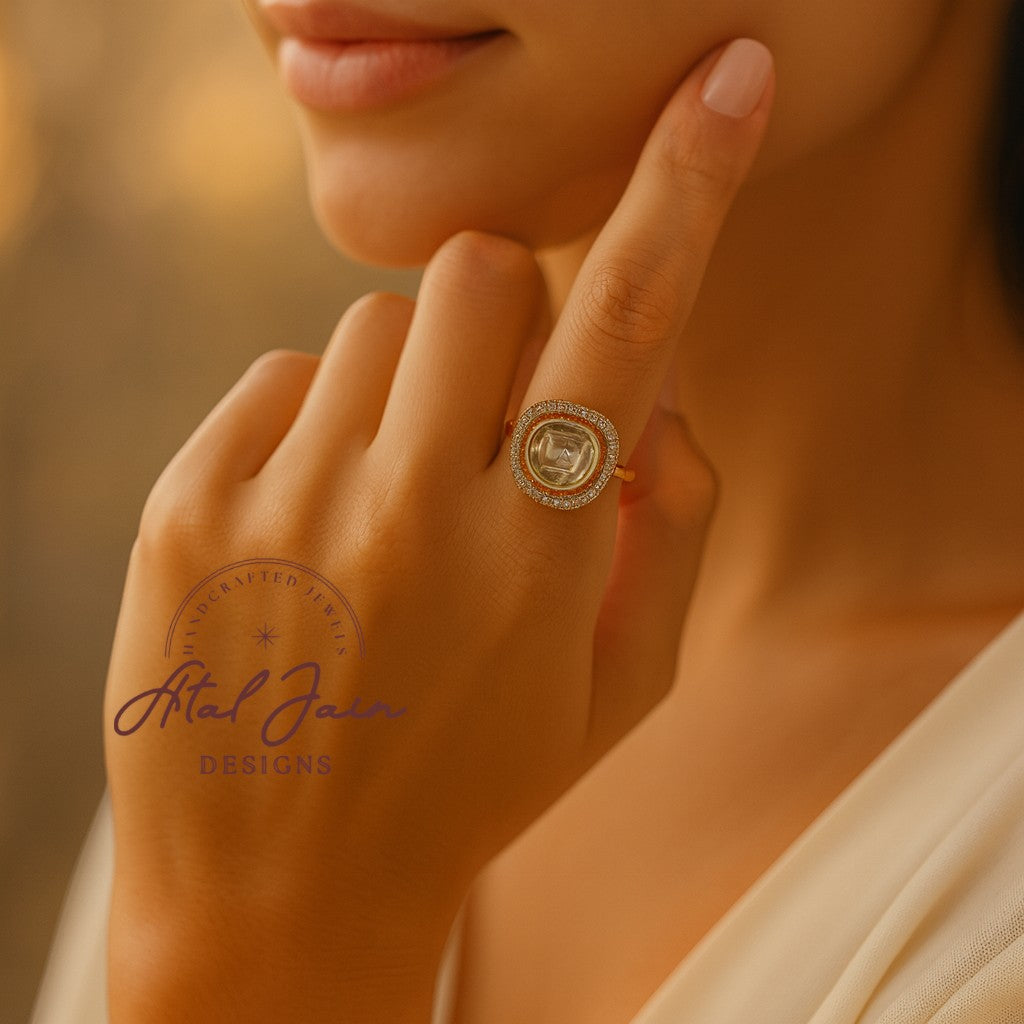 Advika Cushion Shine Ring