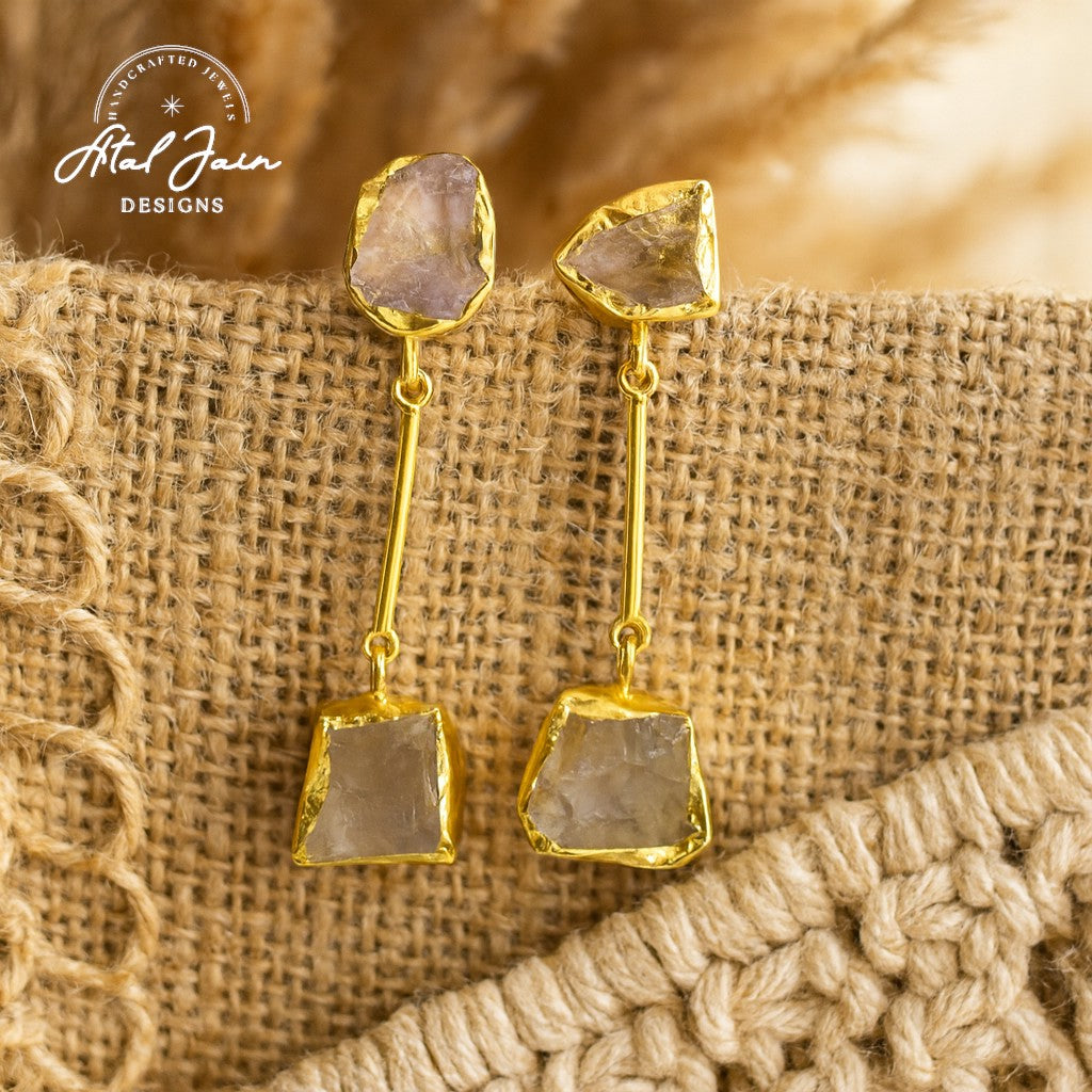 Gilded Gemstone Charms