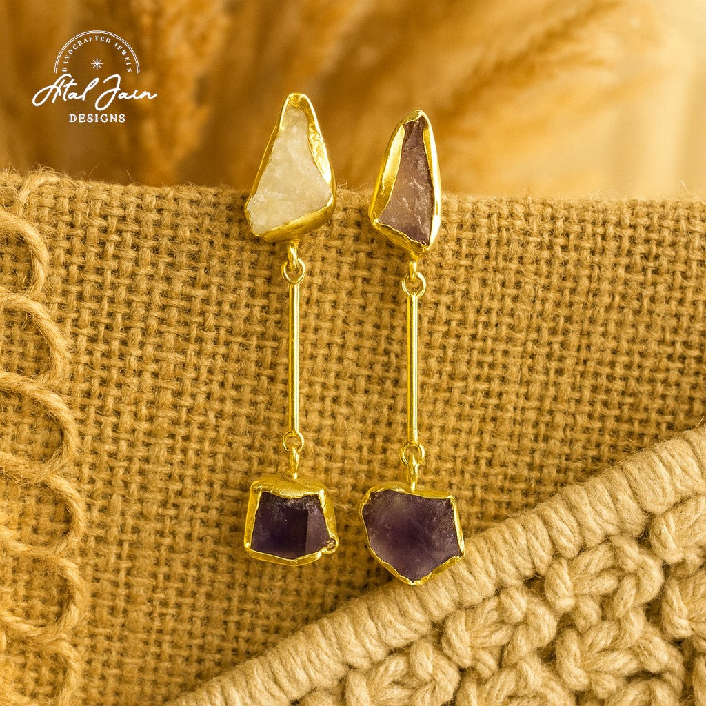 Gilded Gemstone Charms