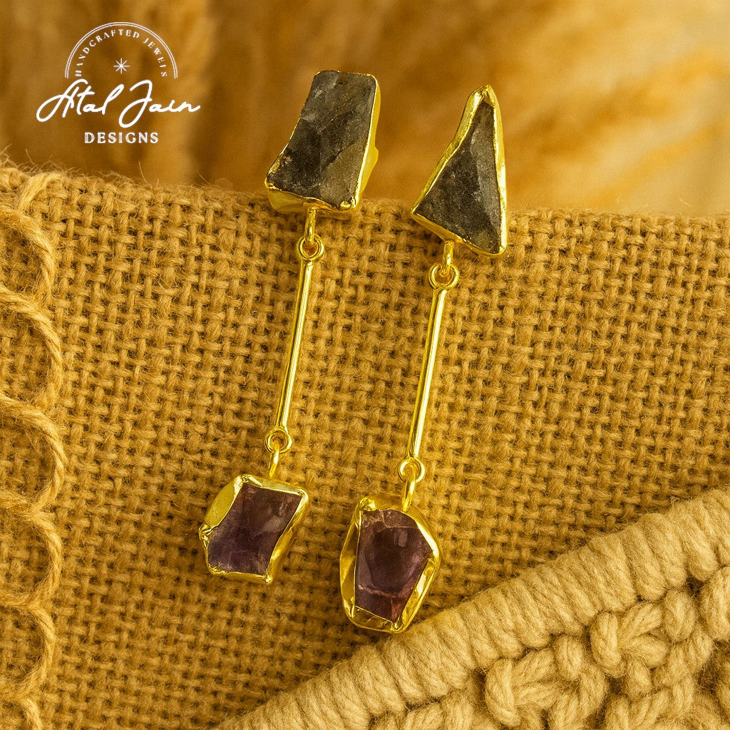 Gilded Gemstone Charms