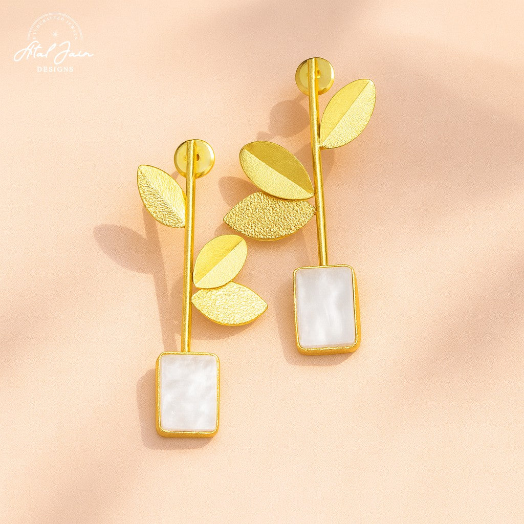 Luxe Autumn Leaf Earrings
