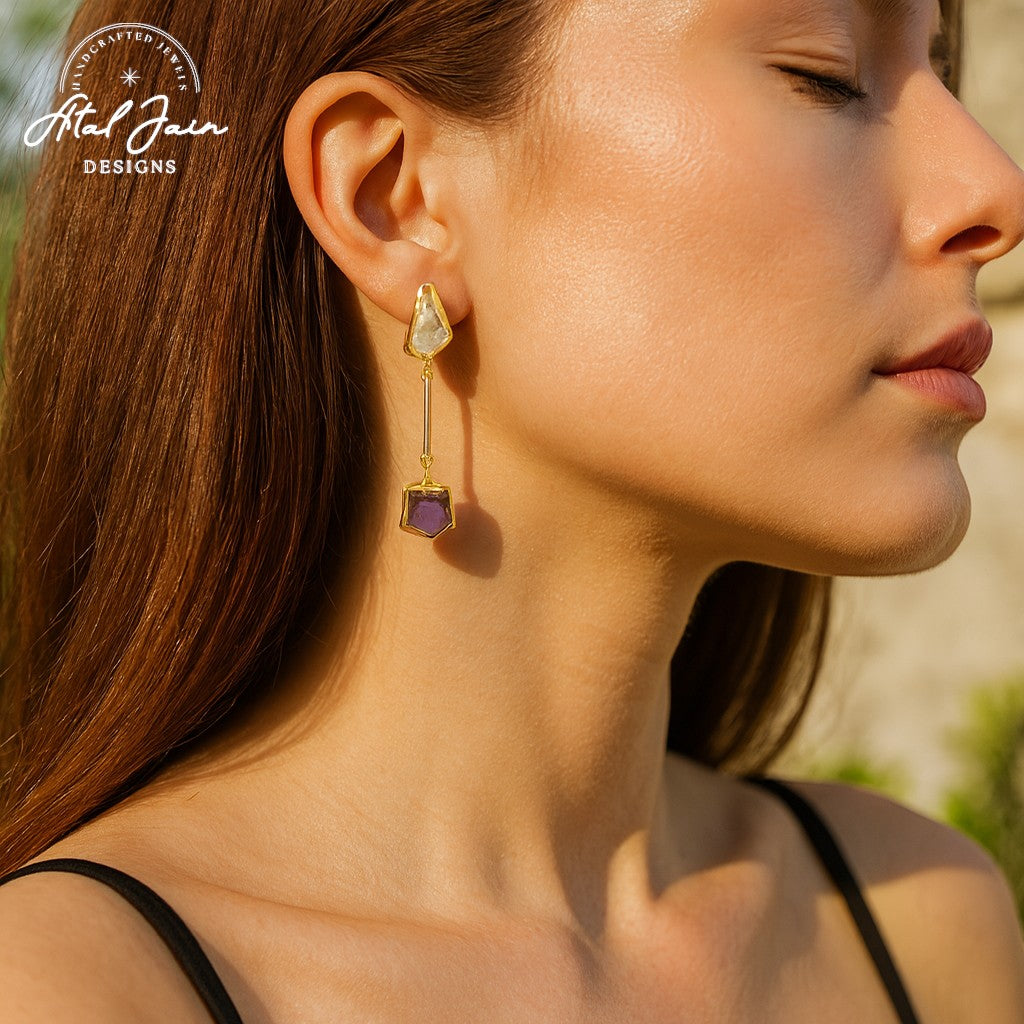 Gilded Gemstone Charms