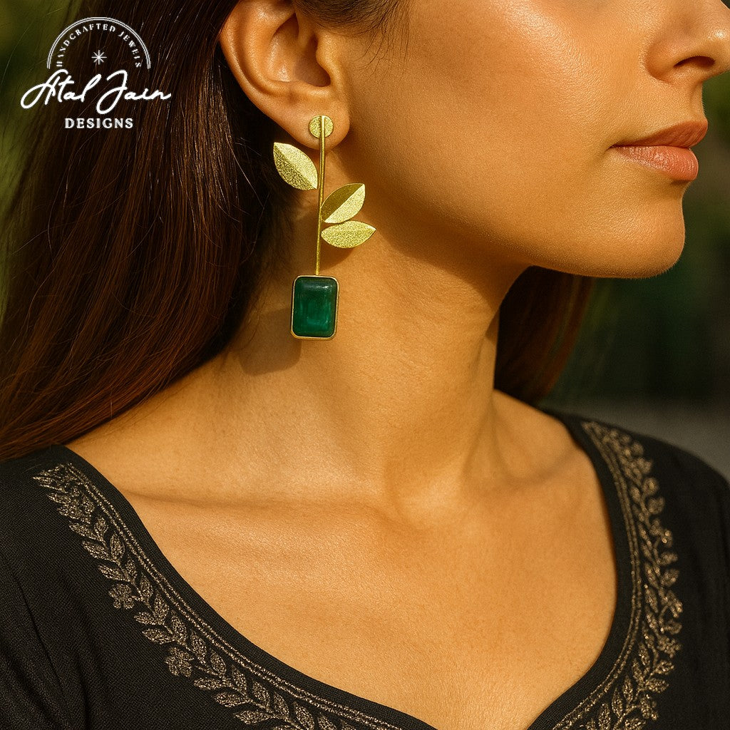 Luxe Autumn Leaf Earrings