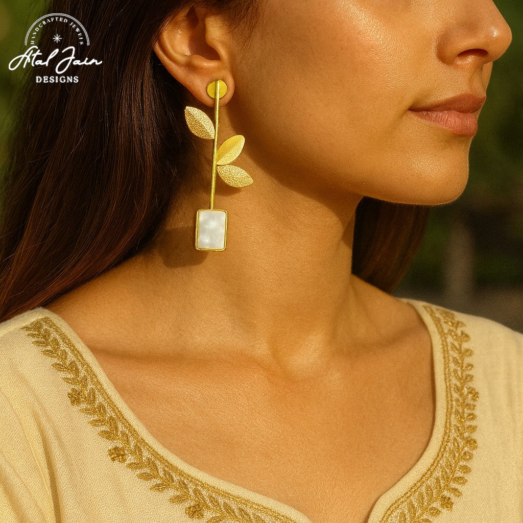 Luxe Autumn Leaf Earrings