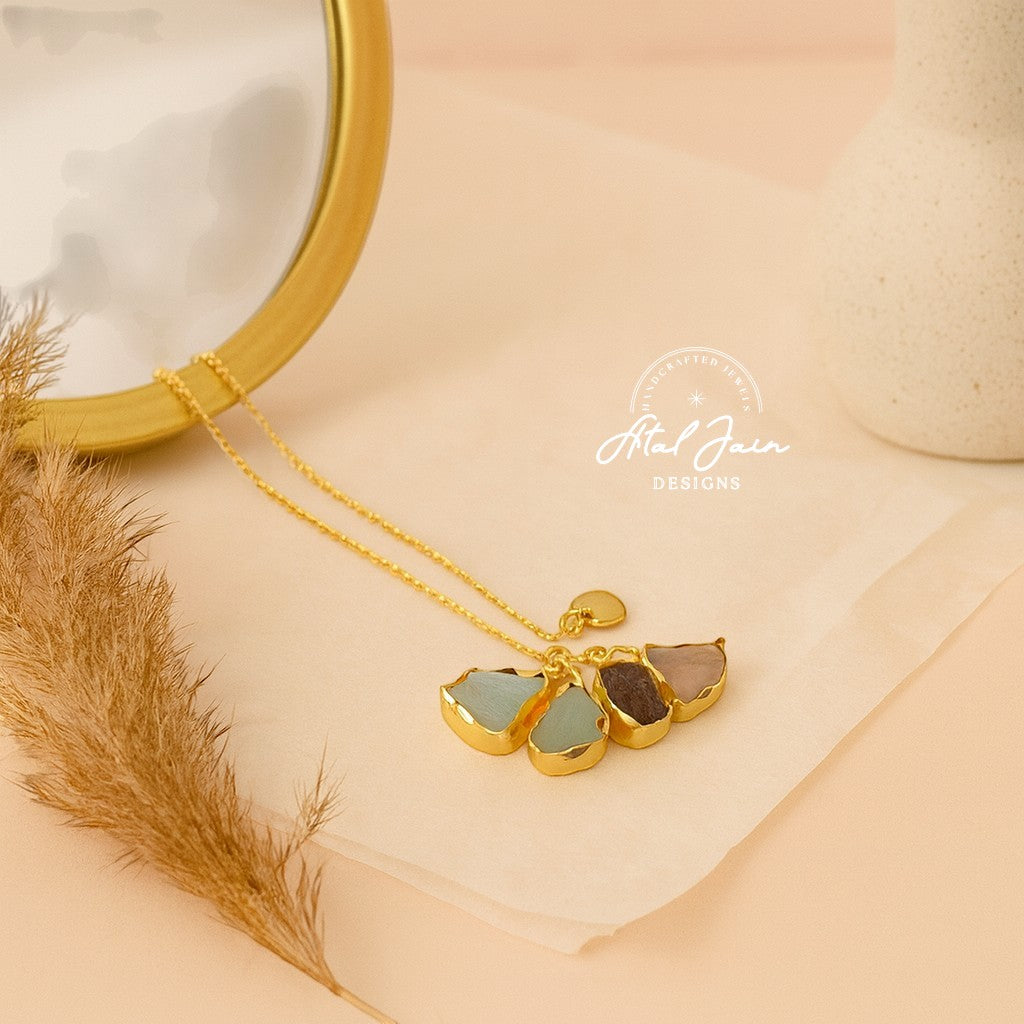 Lavish Cluster of Colors Pendant