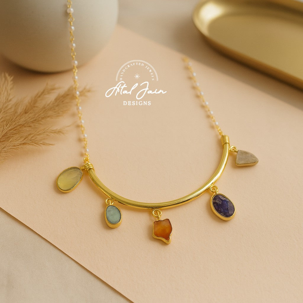 Majestic Half Moon Treasures Pendant