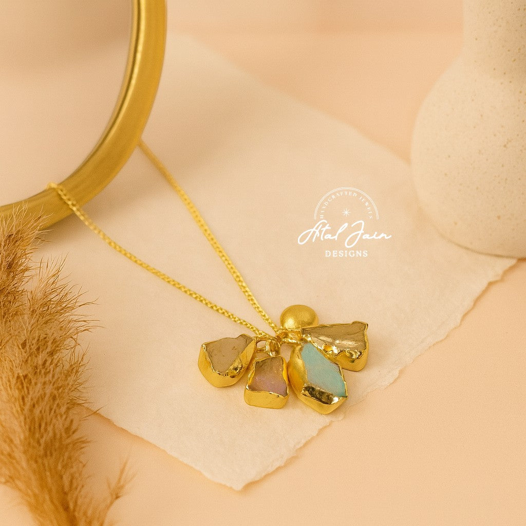 Lavish Cluster of Colors Pendant